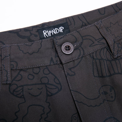 Pantaloneta NERM DOODLE TWILL (CHOCOLATE)