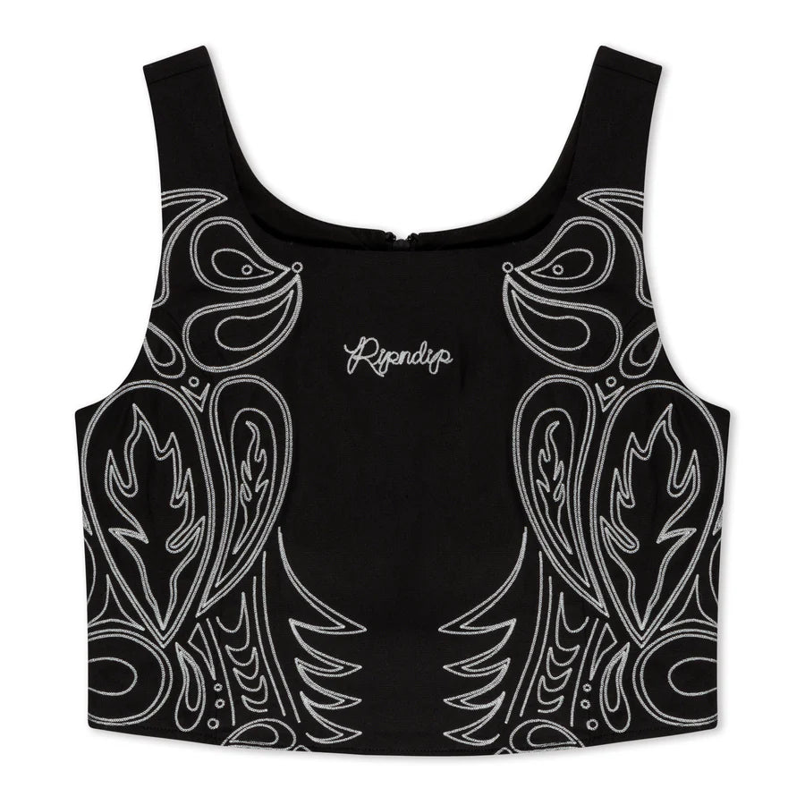 HOWDY CORSET TOP (NEGRO)