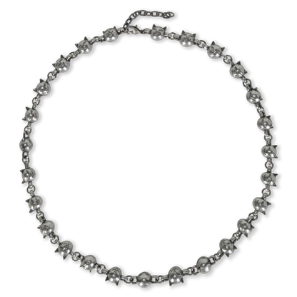 COLLAR DE BOLA Y CADENA LORD NERMAL (PLATA)