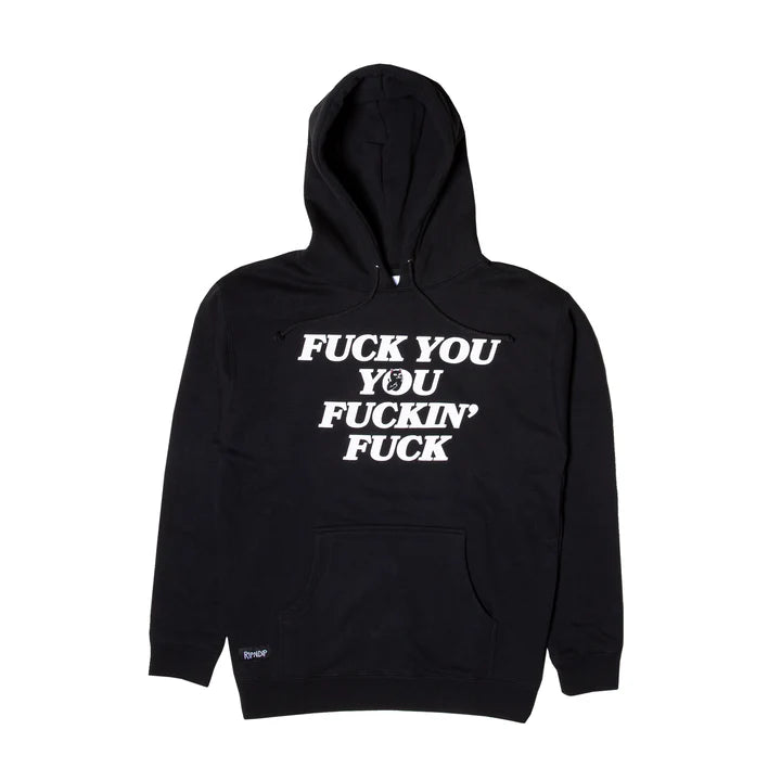 HOODIE FUCKING FUCK (BLACK)