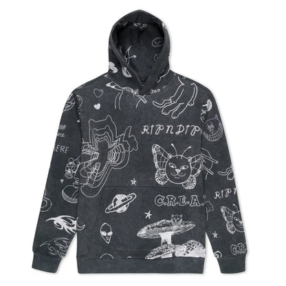 HOODIE NERMAL DOMINATION (NEGRO VINTAGE)