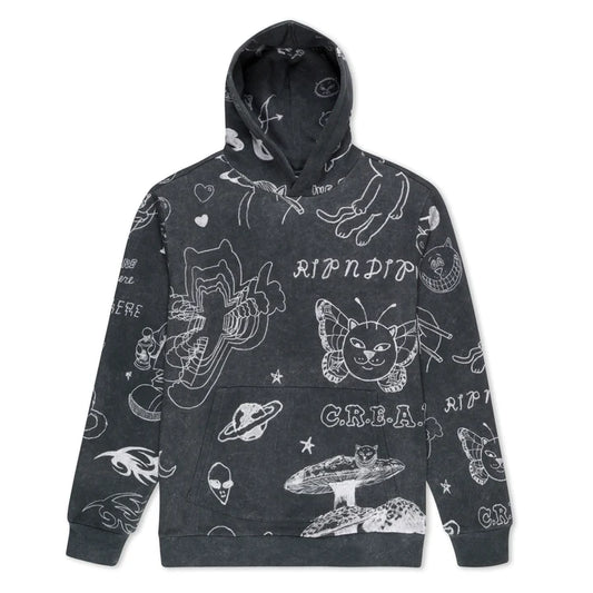 HOODIE NERMAL DOMINATION (NEGRO VINTAGE)