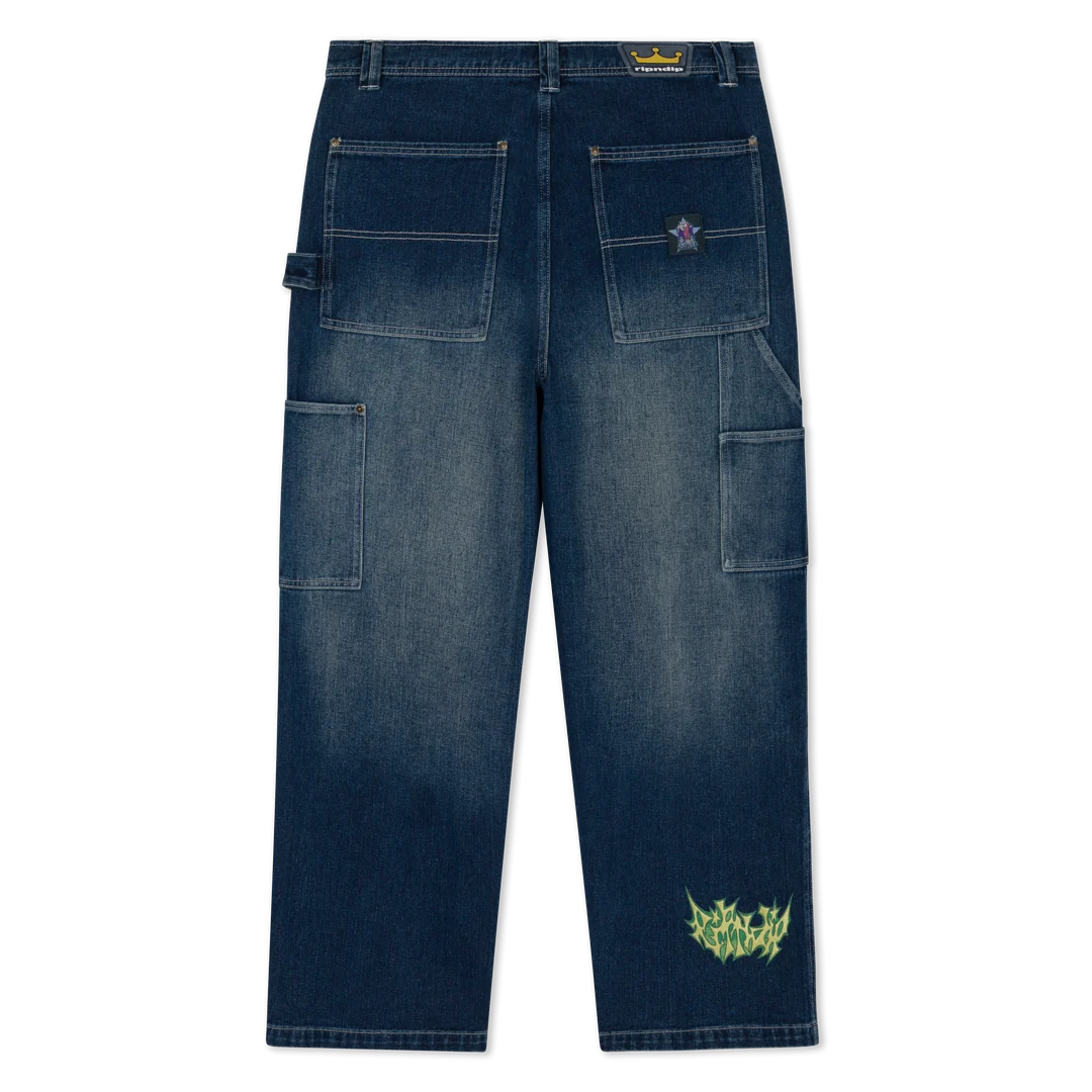 PANTALON SKYLINE WIDE FIT CARPENTER (LIGHT WASH DENIM)