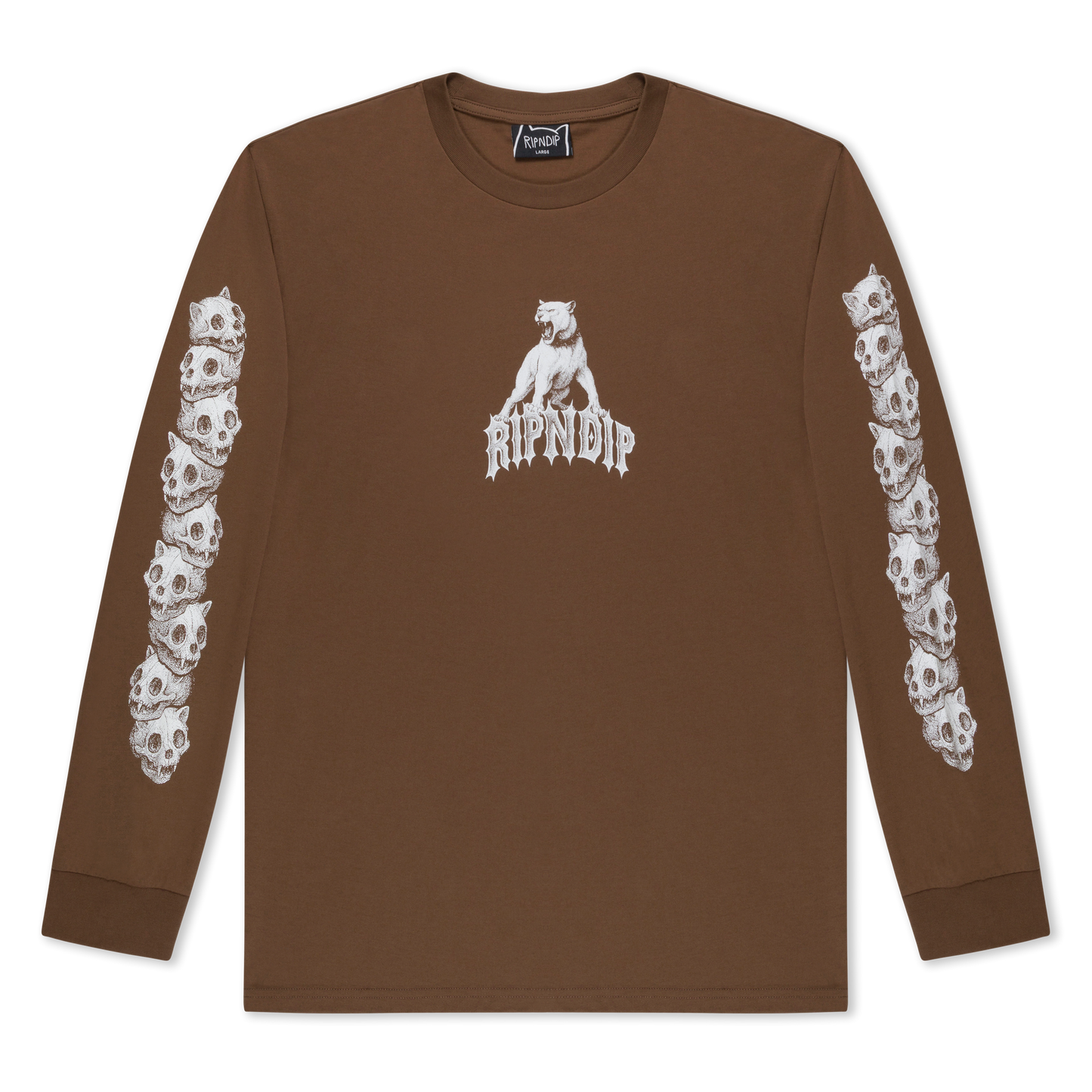 PLAYERA MANGA LARGA WASTELAND (CAFE)