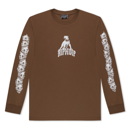PLAYERA MANGA LARGA WASTELAND (CAFE)
