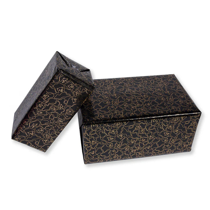PAPEL DE REGALO NERMAL CAMO (NEGRO/DORADO CAMO)