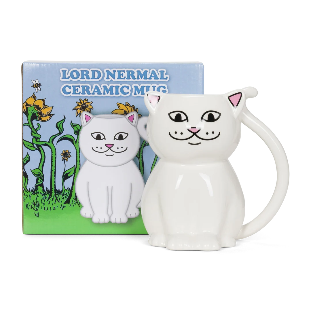 TAZA DE CERÁMICA LORD NERMAL (BLANCA)