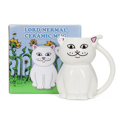 TAZA DE CERÁMICA LORD NERMAL (BLANCA)