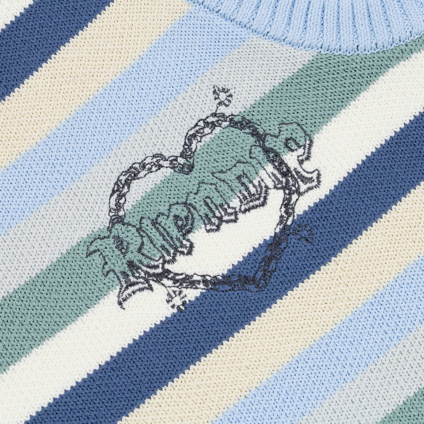 CROPPED WESTSIDE CROCHET TANK (POWDER BLUE )