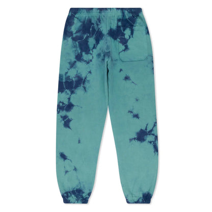 SWEAT PANT PSYCHEDELIC GARDEN (NAVY/AQUA LIGHTNING WASH)