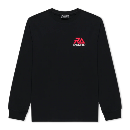 PLAYERA L/S RND SPORTS (NEGRO)