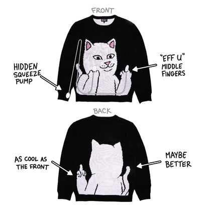 SUÉTER LORD NERMAL FLIPPY KNITTY (Negro)