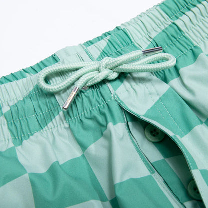Calzoneta CHECKED  (OLIVE/PINE)