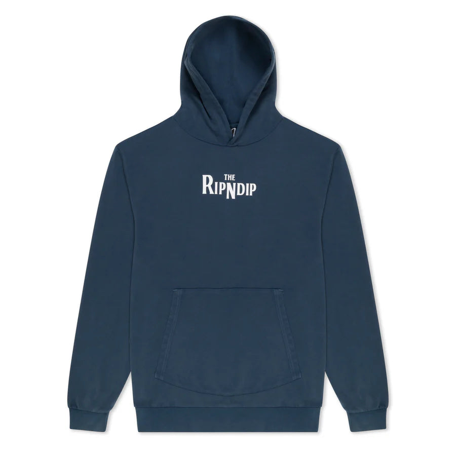 HOODIE CROSSWALK  (NAVY VINTAGE WASH)