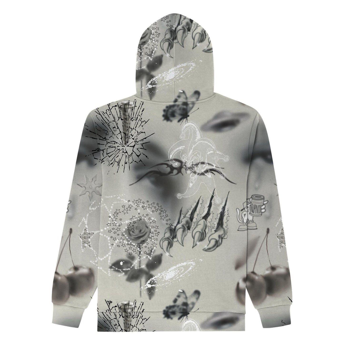 HOODIE DE ZÍPER STARGAZING (OFF WHITE)