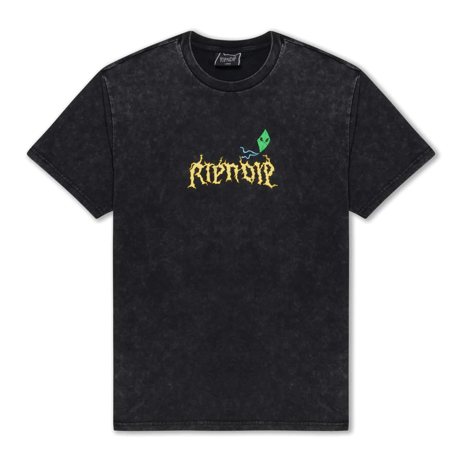 PLAYERA ELECTRIC (BLACK WASH)