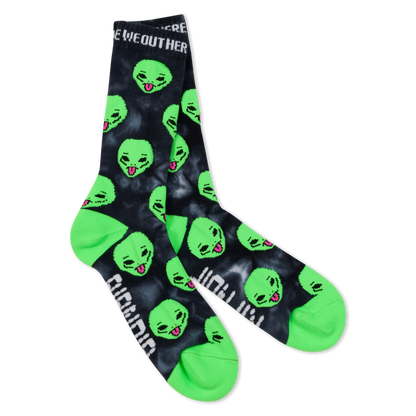 CALCETINES WE OUT HERE (BLACK LIGHTNING )