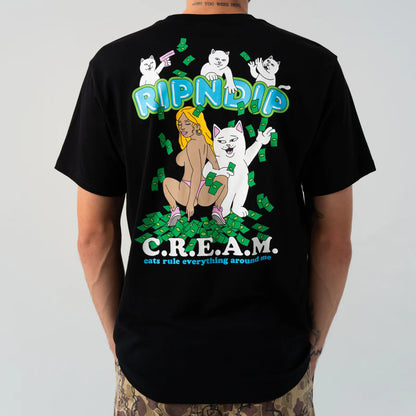 PLAYERA CLUB CREAM (NEGRO)