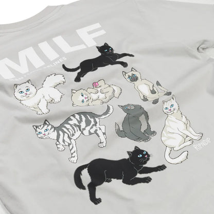 PLAYERA MAN I LOVE FELINES (GREY)