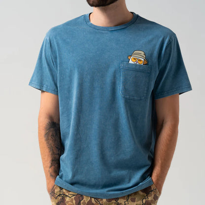 PLAYERA POCKET NERMAL S THOMPSON (SLATE MINERAL WASH)