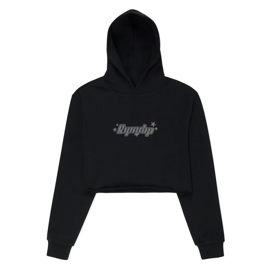 HOODIE KAWAII NERM CROPPED (Negro)