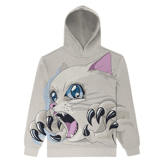 HOODIE METAL CLAW (BONE)