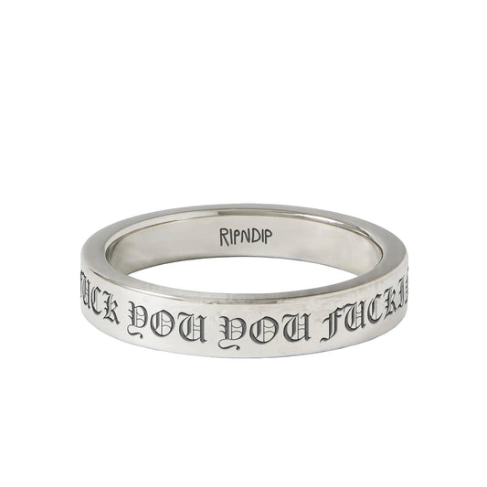 ANILLO FUCKIN FUCK (PLATA)