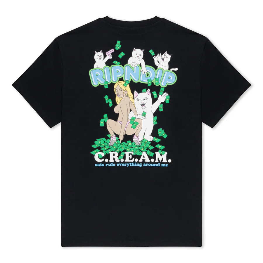 PLAYERA CLUB CREAM (NEGRO)