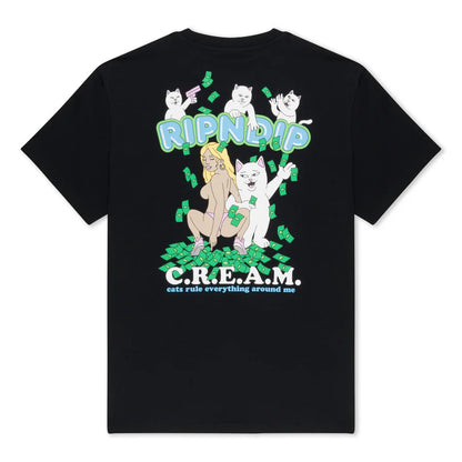 PLAYERA CLUB CREAM (NEGRO)