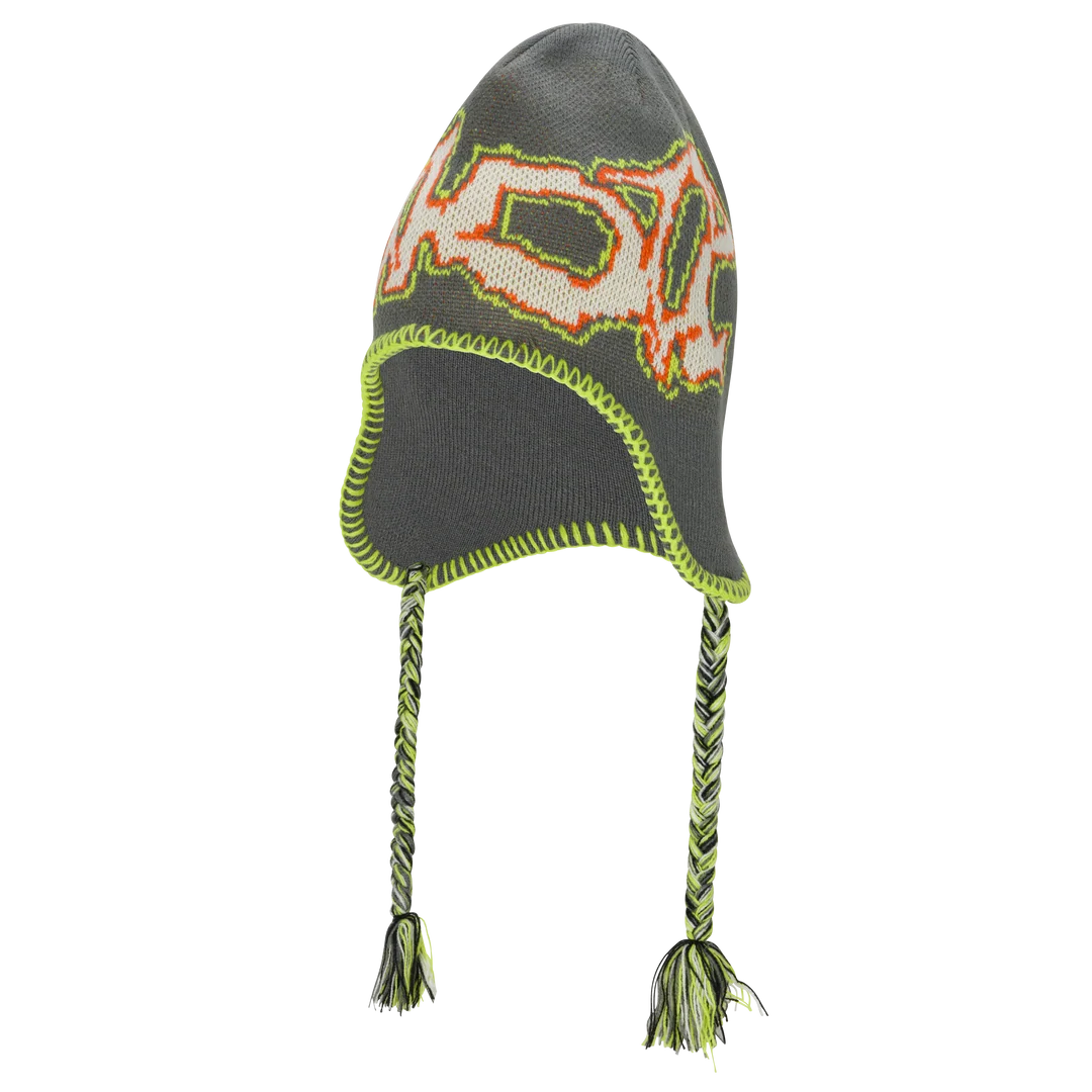 PACIFIC BEACH PERUVIAN BEANIE (CHARCOAL)
