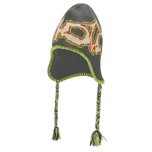 PACIFIC BEACH PERUVIAN BEANIE (CHARCOAL)