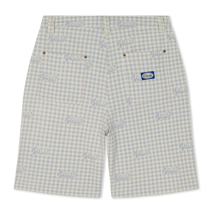 HARD IN DA PAINT WIDE FIT SHORTS (LIGHT BLUE CHECKER)