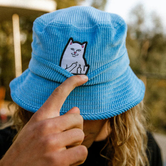 LORD NERMAL CORDUROY BUCKET HAT (LIGHT BLUE)