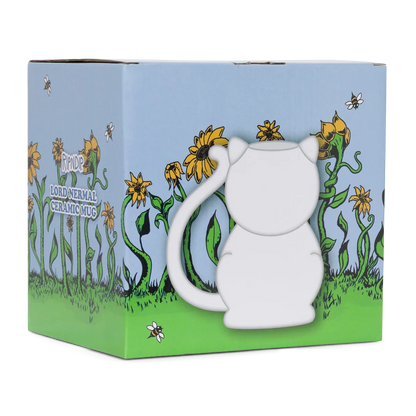 TAZA DE CERÁMICA LORD NERMAL (BLANCA)