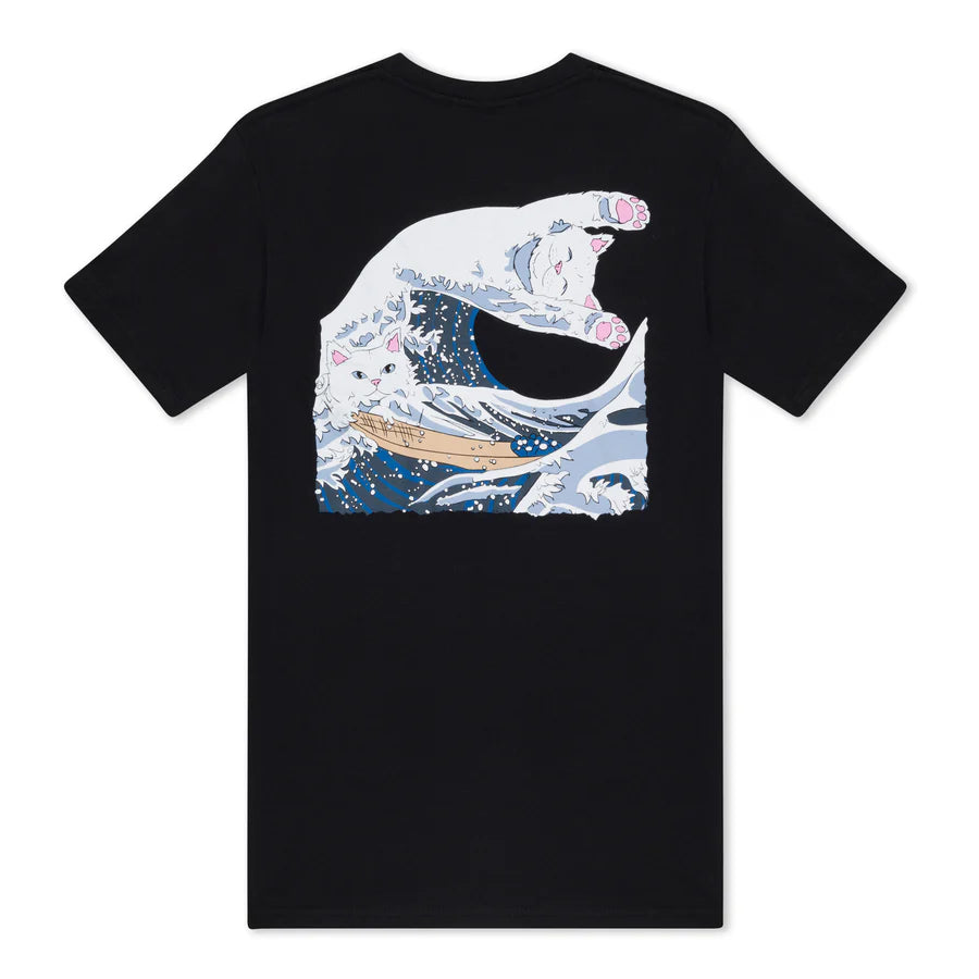 PLAYERA THE GREAT WAVE OF NERM (NEGRO)