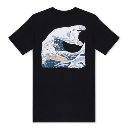 PLAYERA THE GREAT WAVE OF NERM (NEGRO)