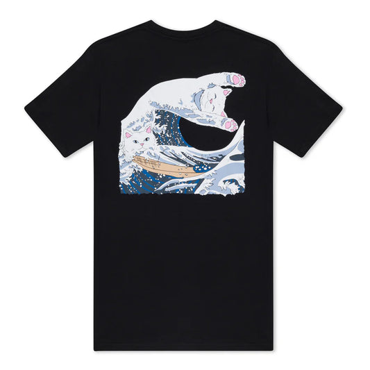 PLAYERA THE GREAT WAVE OF NERM (NEGRO)