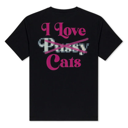 I LOVE CATS TEE (BLACK)