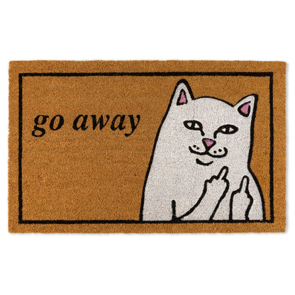 ALFOMBRA GO AWAY DOOR MAT (BROWN)