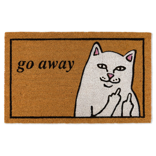 ALFOMBRA GO AWAY DOOR MAT (BROWN)