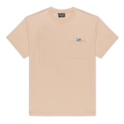 PLAYERA LIBERTY POCKET (ALMOND)