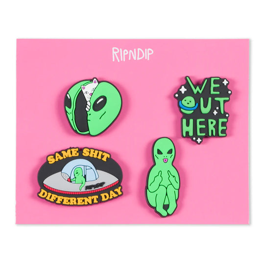 PINES PARA ZAPATOS PACK WE OUT HERE (MULTI)