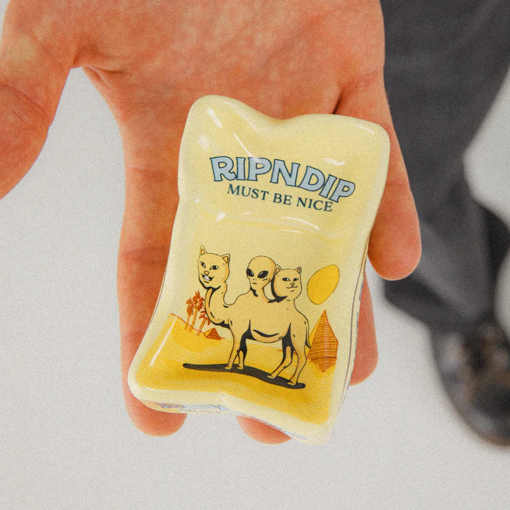 CENICERO CERÁMICA ASH TRAY (AMARILLO)