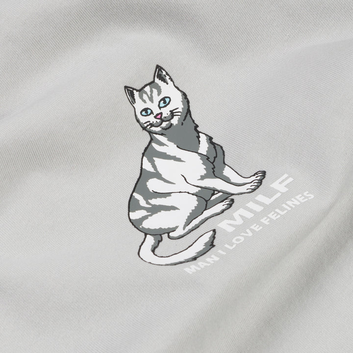 PLAYERA MAN I LOVE FELINES (GREY)