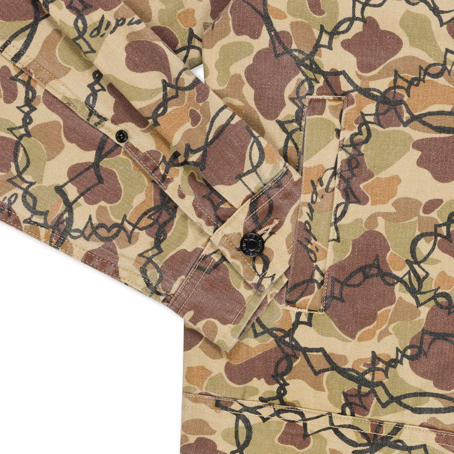 WIRED BUTTON UP JACKET (TAN CAMO)