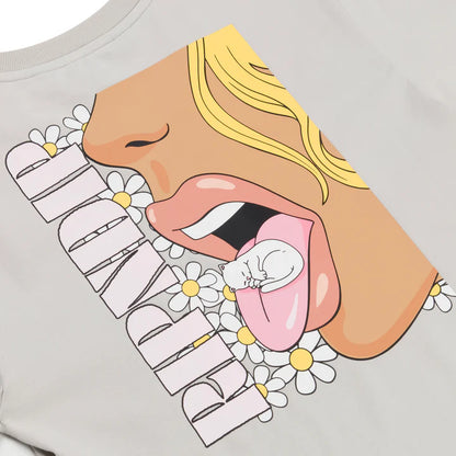 TASTE LIKE NERM CROPPED BABY TEE (GREY)