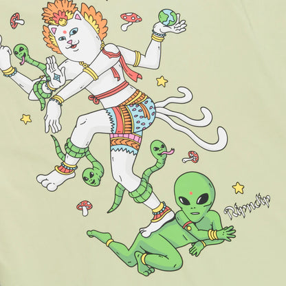 PLAYERA ALIEN WHISPERER (LIGHT MOSS)