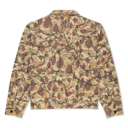 WIRED BUTTON UP JACKET (TAN CAMO)