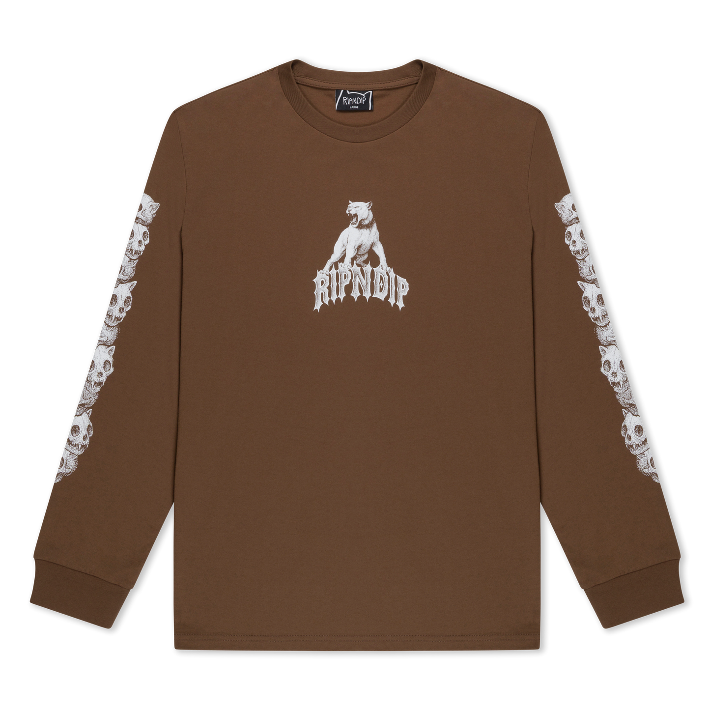 PLAYERA MANGA LARGA WASTELAND (CAFE)