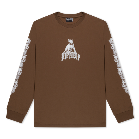 PLAYERA MANGA LARGA WASTELAND (CAFE)